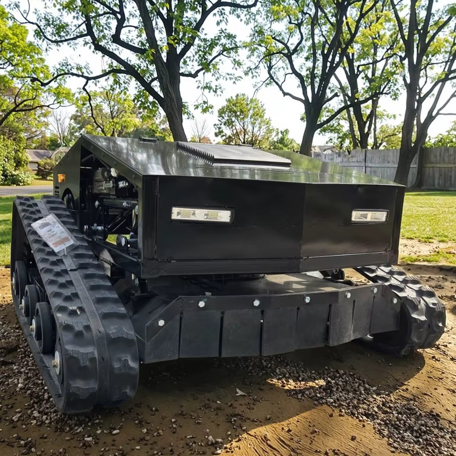 Zonawell Antistall Mähroboter in Schwarz mit selbstaufladendem Akku für Sportplatzrasenflächen bis 3800 m2 - Bild 1