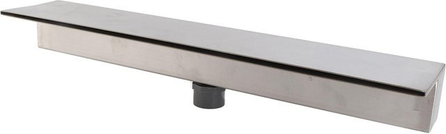 Nensit Wasserfallauslauf aus 304 Edelstahl in Silber für Garten und Pool, Breite: 50 cm - Bild 1
