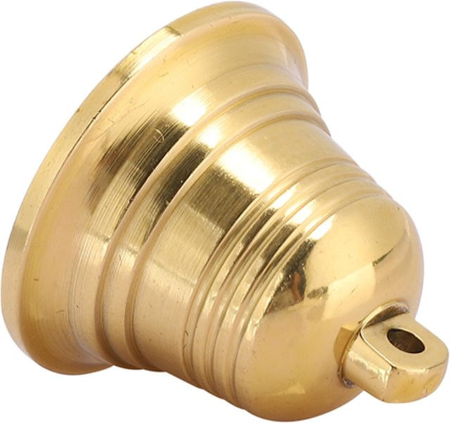 Igeteck Feng Shui Windspiel aus Kupfer in Gold für Glück und Frieden - Bild 1