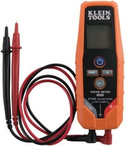Klein Tools Spannungsprüfer AC DC Durchgangsprüfer 2 bis 600 V CAT IV 600 V in Orange - Bild 1