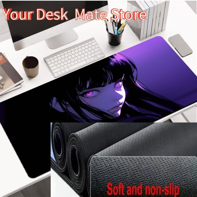Potdemiel Tomie Mauspad Schreibtischunterlage und Tastaturmatte für Büro und Gaming - Bild 1