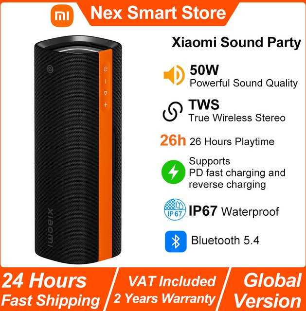 Xiaomi Sound Party Bluetooth Lautsprecher mit 50W Harman AudioEFX in Schwarz - Bild 1