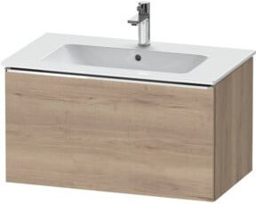Duravit Waschtischunterschrank D-Neo, wandhängend, Braun, B/H/T: 81 x 46,2 x 44 cm - Bild 1