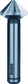 RUKO Kegel- und Entgratsenker DIN 335 Form C 90 Grad HSS-Co aus Edelstahl, Farbe Silber, Durchmesser: 2,0 mm - Bild 1