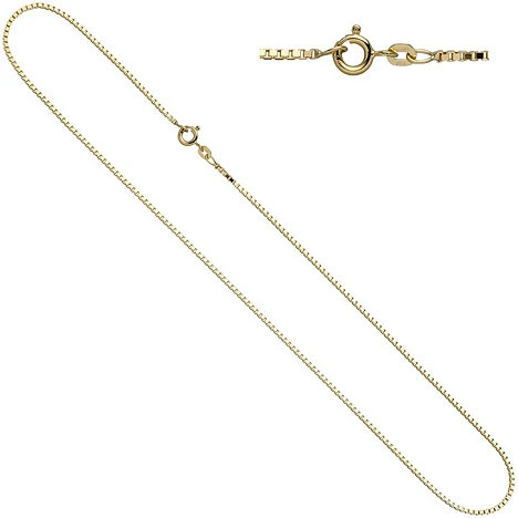 Colfem Venezianerkette 585 Gelbgold, 1,0 mm, 40 cm, Unisex - Bild 1