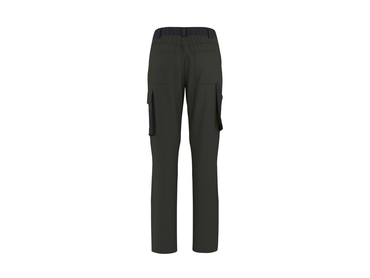 PARKSIDE Damen Arbeitsbundhose aus Poly-Cotton in Grün und Schwarz - Bild 2
