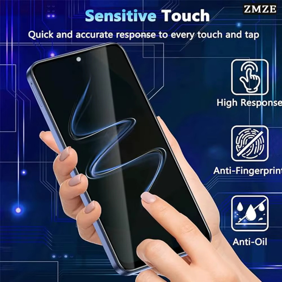 2 Stück Anti-Spy Datenschutz Panzerglas für Huawei Pura 70 80 Mate 20X und P Smart Z Displayschutzfolien transparent - Bild 4