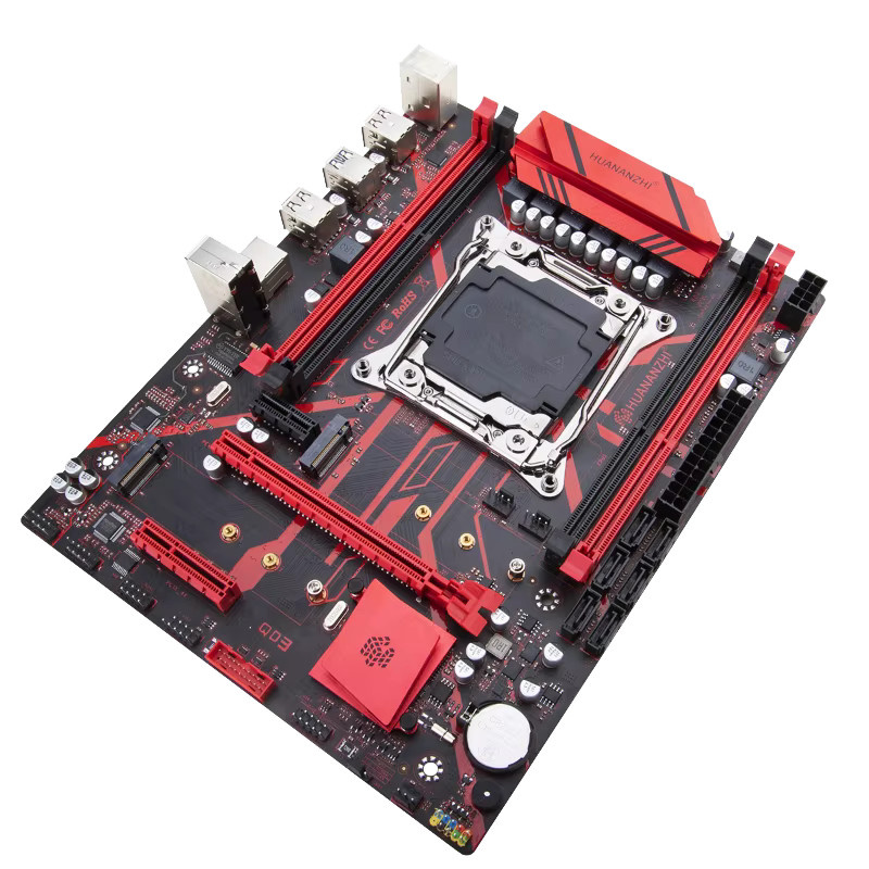 HUANANZHI X99-QD3 Motherboard-Set mit Xeon E5 CPU, DDR3 ECC RAM und M.2 NVMe für dein Gaming-PC DIY-Kit in Schwarz - Bild 4