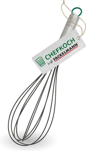 Fackelmann Schneebesen München aus Edelstahl und Silikon, Farbe: Silber, Höhe: 31 cm - Bild 1