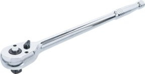 BGS Umschaltknarre mit Abtrieb Außenvierkant 20 mm (3/4 Zoll) in Silber aus Chrom-Vanadium, Länge: 500 mm - Bild 1