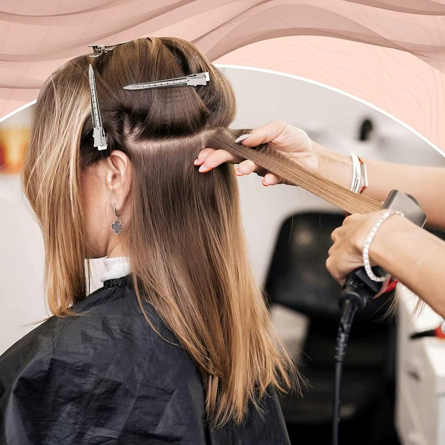 Soul Queen Haarspangen, 24 Stück, Silber, Damen, für lockiges Haar - Bild 4