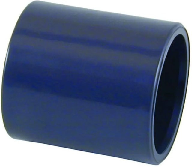 Cepex PVC-U Klebemuffe Kopplung Blau 63 mm PN16 - Bild 1