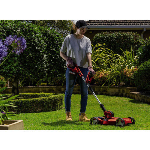 Einhell Power X-Change Akku-Rasentrimmer GE-CT 18/28 Li TC-Solo in Rot/Schwarz mit 28 cm Schnittbreite und Teleskopstange - Bild 2