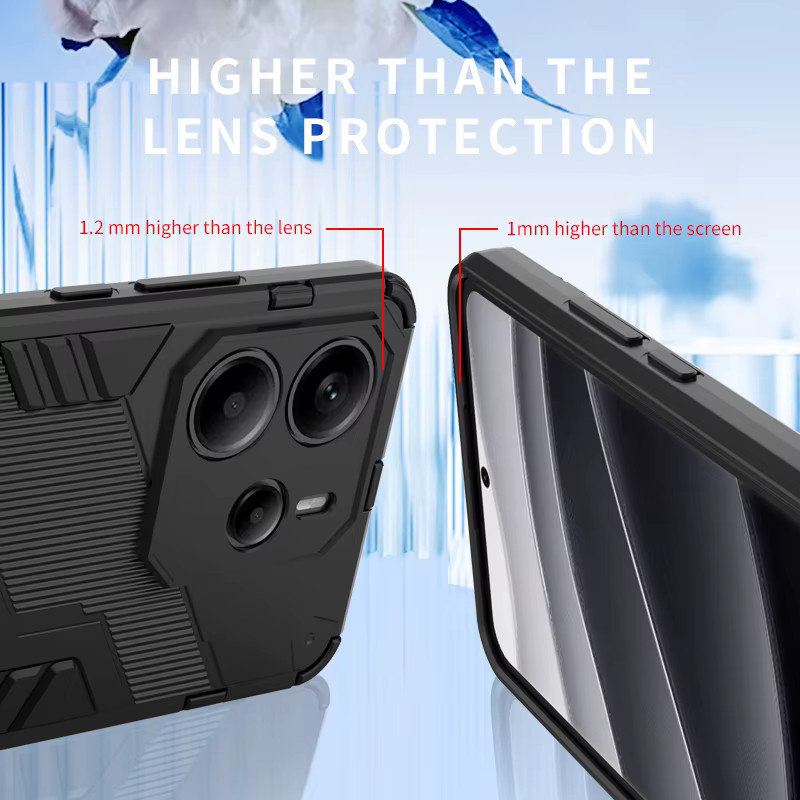 Anti-Shock Schutzhülle für Samsung Galaxy A-Serie mit Standfunktion in Blau oder Schwarz - Bild 3