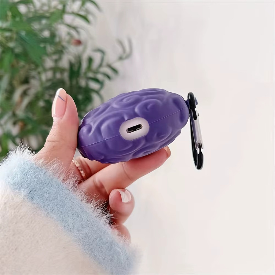 Kreative Schutzhülle für Apple AirPods 1/2/3 Generation und Pro von tideboom in Purple - Bild 2