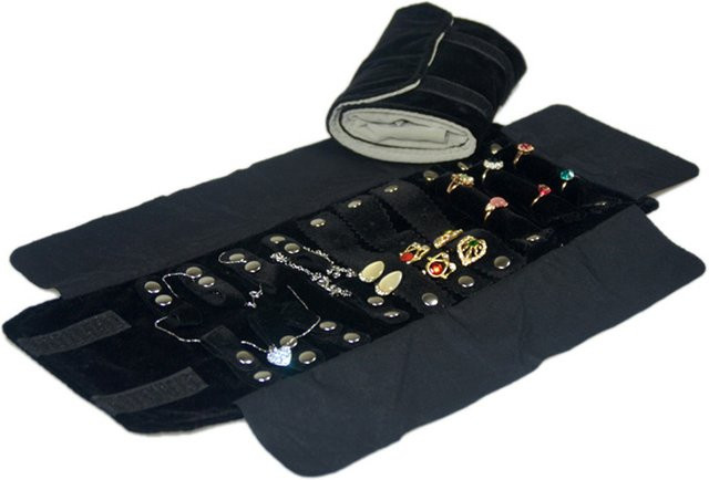 Lesaiyarr Schmuck-Reise-Rolltasche, faltbar, Unisex - Bild 1