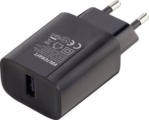 VOLTCRAFT SPS-1000 USB-Ladegerät mit 5W und 1x USB-A in Schwarz für den Innenbereich - Bild 1