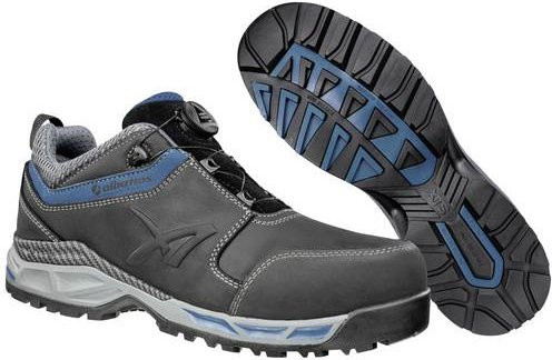 Albatros TOFANE BLACK QL LOW S3 Sicherheitsschuh aus Leder in Schwarz/Blau, Größe 42 - Bild 1