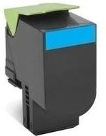 Lexmark Original Cyan Tonerpatrone 80C2SCE für Lexmark CX310dn, CX310n, CX410de, CX410dte, CX410e, CX510de, CX510dhe, CX510dthe - Bild 1