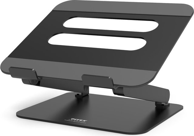 Port Designs Notebook Ständer aus Aluminium verstellbar in Silber oder Schwarz - Bild 1