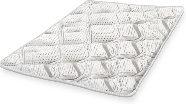 The White Stone Matratzen-Topper White, Höhe: 5 cm, B/T: 135 x 190 cm, atmungsaktiv und ergonomisch mit weicher Wattefüllung - Bild 1