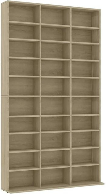 vidaXL CD-Schrank Sonoma-Eiche, B/T/H: 102 x 23 x 177,5 cm - Bild 1