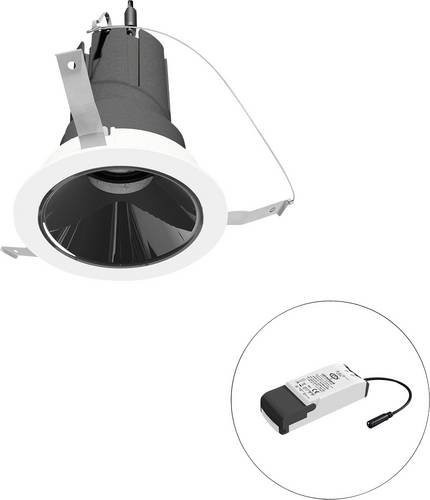 EVN F02R09SM1340L15P LED-Deckenstrahler in Weiß, rund und verstellbar - Bild 1