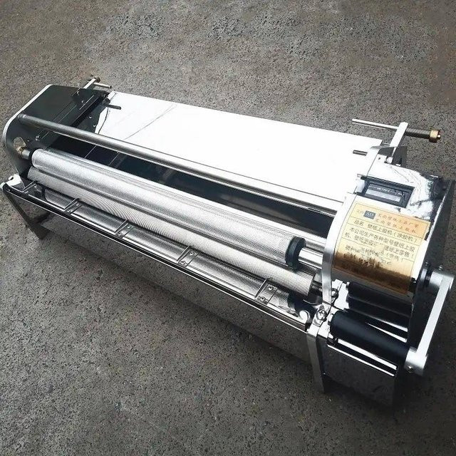 LZHZXY Leimapplikator mit Edelstahlbürsten für Tapeten und Klebstoff, Silber, Breite: 53-70 cm - Bild 1