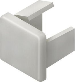 HKL Endstück rws E2020.3 in Weiß, Kunststoff, 20 x 20 mm - Bild 1