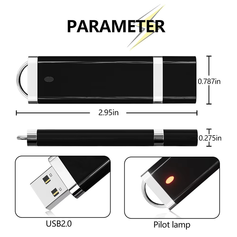 JASTER Mini USB 2.0 Flash-Laufwerk mit 64GB Speicherstick in Rot, Schwarz oder Grün - Bild 3