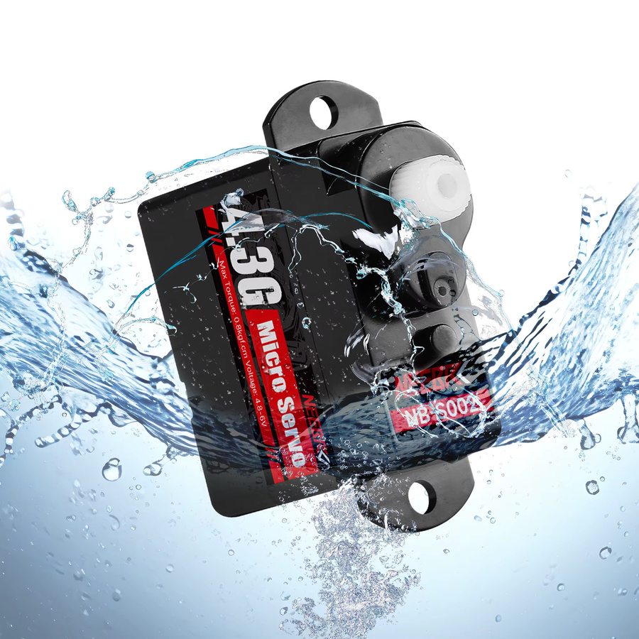 NEEBRC Mini Digital Servo, Wasserdicht, Kunststoffgetriebe, Zubehör - Bild 2