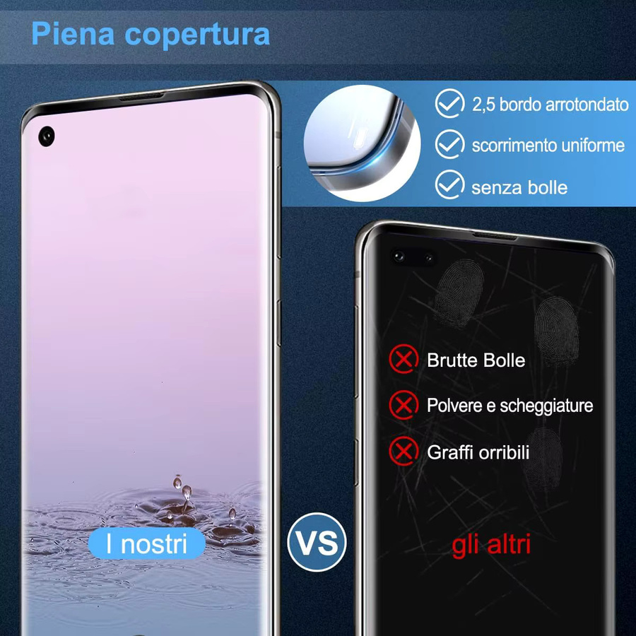 Displayschutzfolie aus gehärtetem Glas für Samsung Galaxy S10 und die Samsung S10-Serie, transparent, 1/4 Stück - Bild 5