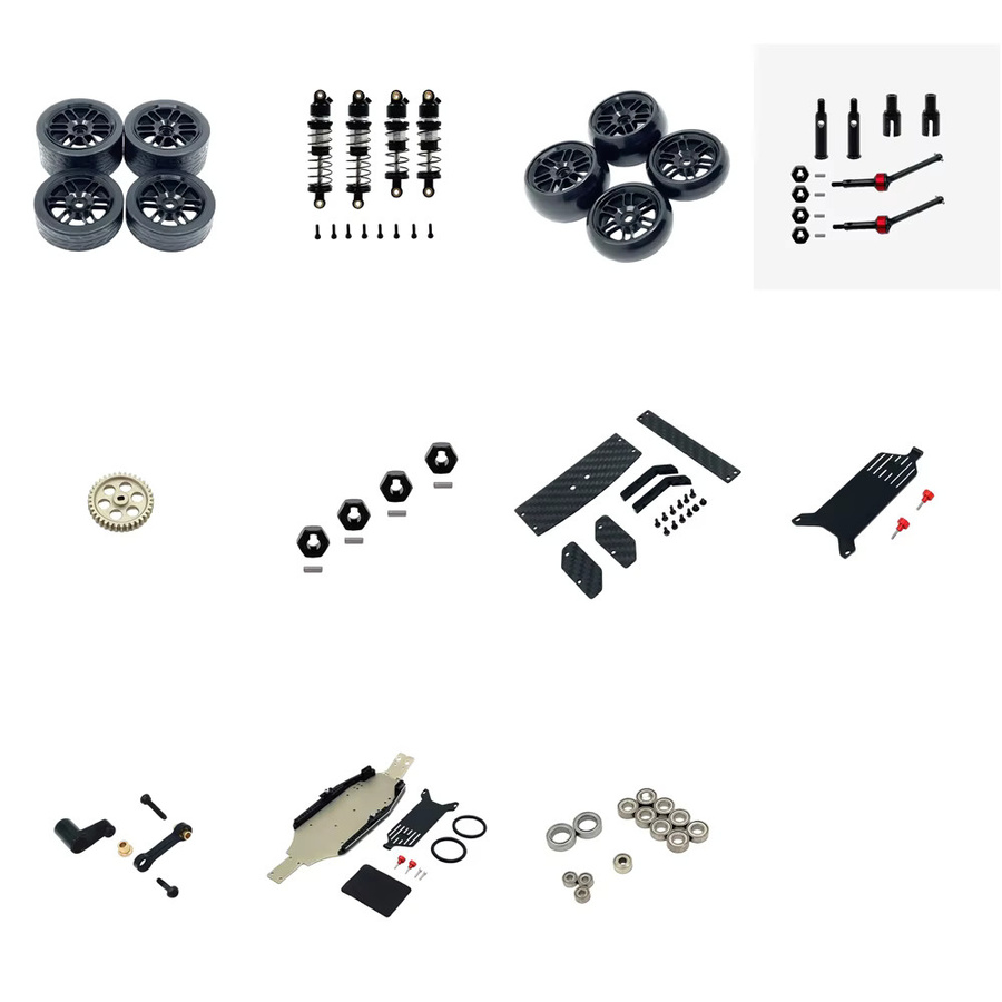 WLtoys Zubehör, Metall, Schwarz - Bild 1