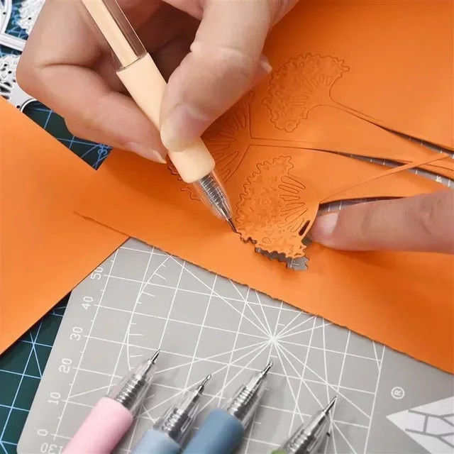 Messerstift in Pink als Allzweckmesser und Bastelwerkzeug für Schule und Büro - Bild 1