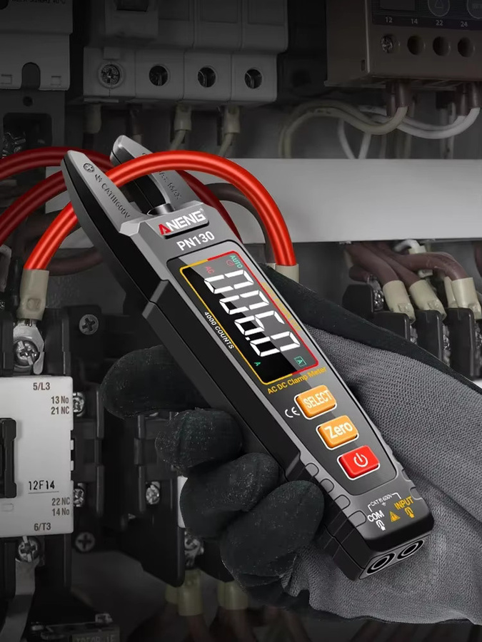 ANENG PN130 PN129 Intelligentes Digitales Zangenmessgerät in Schwarz für AC/DC Spannung, Strom, Kapazität und Widerstand - Bild 5