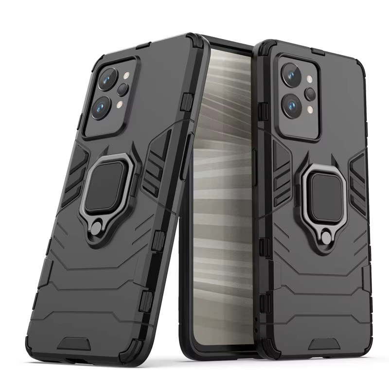 Stoßfeste Rüstung-Schutzhülle von Gusakov für Realme GT Neo 3 2 Pro GT2 5G 6 SE 2T 3T 6T C67 und OPPO A60 A18 A38 A57 A77 in Schwarz - Bild 3