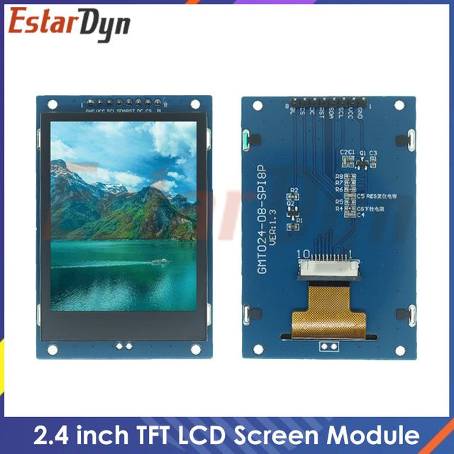 Estardyn Smart Display Bildschirm 2,4 Zoll TFT SPI 65K mit ST7789 IC in Blau - Bild 1