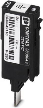 Phoenix Contact 2838649 CTM EST Überspannungsschutz-Stecker für Netzwerk LSA, 10er Set, Schwarz - Bild 1