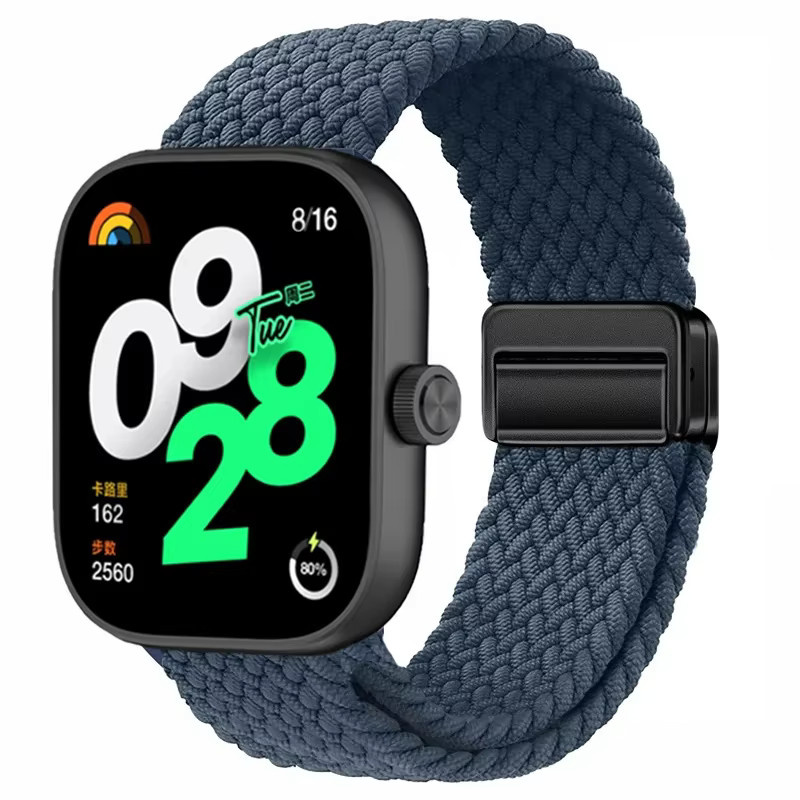 Uhrenarmband Nylon, geflochten, Bunt, für Redmi Watch 6-5-4, Xiaomi Mi Band 8 Pro 9 Pro - Bild 2