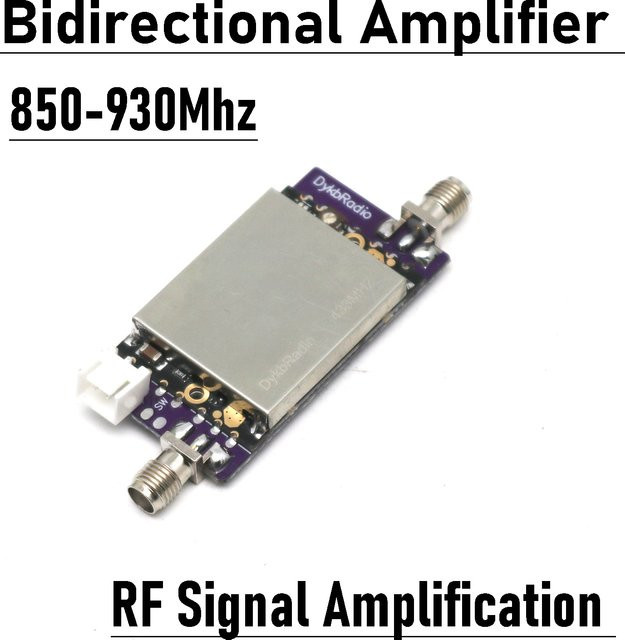 Dykbcells Bidirektionaler RF-Signalverstärker für 868 MHz und 915 MHz zur LoRa Helium Miner und Drohnen Signalverstärkung - Bild 1