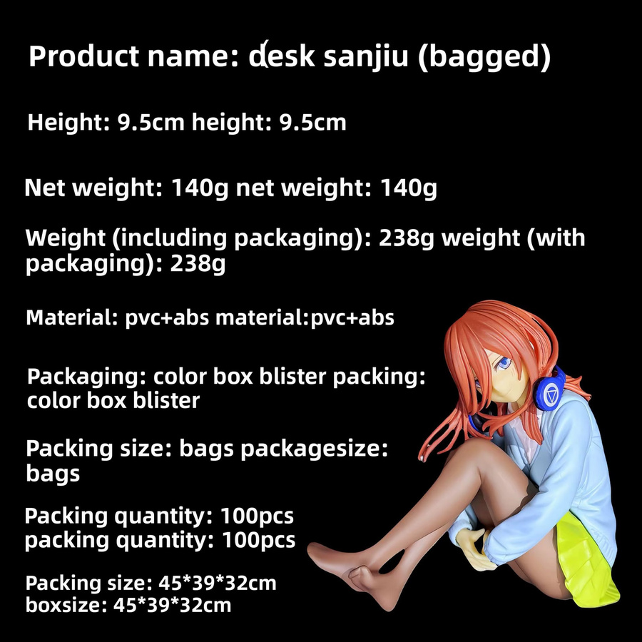 Bandai The Quintessential Quintuplets Miku Nakano, Actionfigur, 1/8 Maßstab, ab 18 Jahren - Bild 4