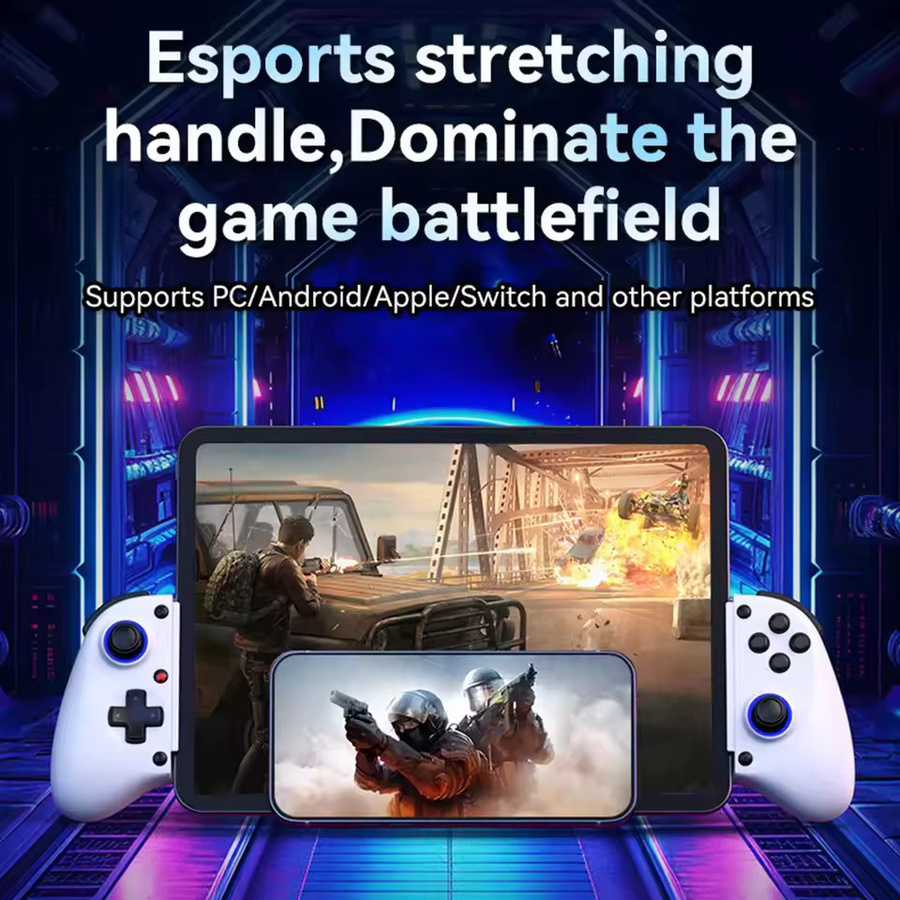 AyeBeau Kabelloser Bluetooth Controller in Schwarz für Nintendo Switch, PS4, PS3, Xbox, PC, iPhone und Android Mobile Geräte - Bild 3
