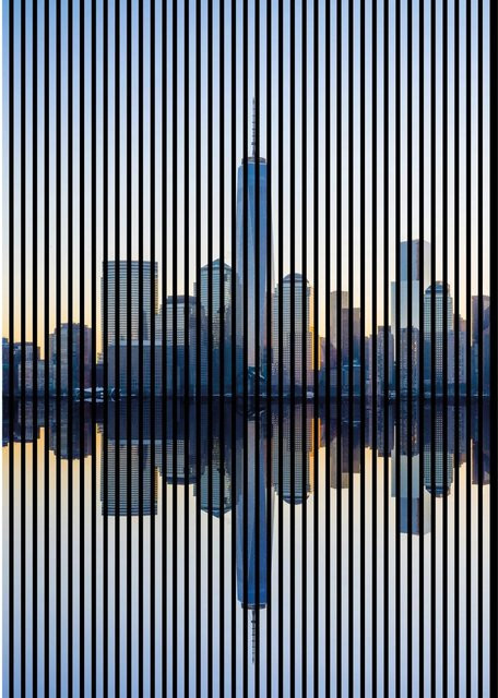 FN Acustico Akustikplatte New York Bunt aus PET und MDF, H x B x T: 2.400 x 1.693 x 19 mm - Bild 1