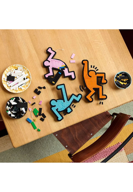 LEGO Art 31216 Keith Haring Tanzende Figuren Mehrfarbiges Kunstwerk für Erwachsene - Bild 4