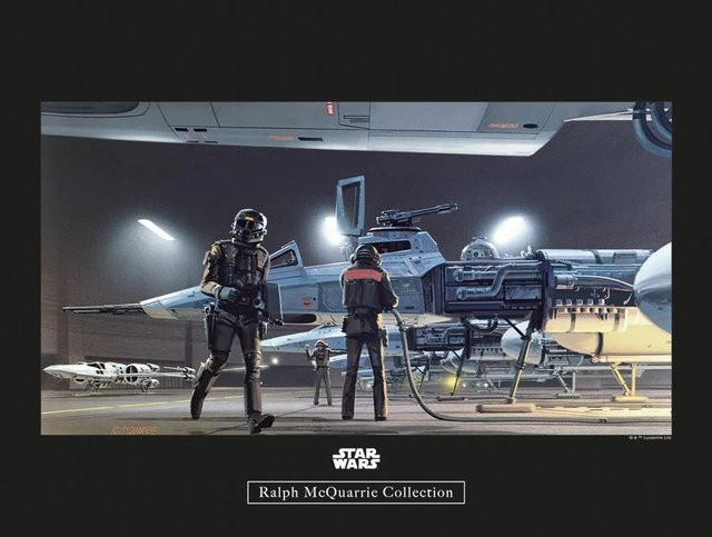 Komar Wandbild Star Wars Y-Wing Paper Poster Multicolor B: 40 cm, H: 30 cm - Bild 1