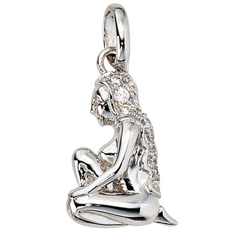 Colfem Anhänger Sternzeichen Jungfrau, 925 Silber, Zirkonia, Unisex - Bild 1