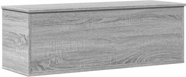 vidaXL Truhe in Grau Sonoma, moderne Aufbewahrungsbox aus MDF, B/T/H: 102 x 35 x 35 cm - Bild 1