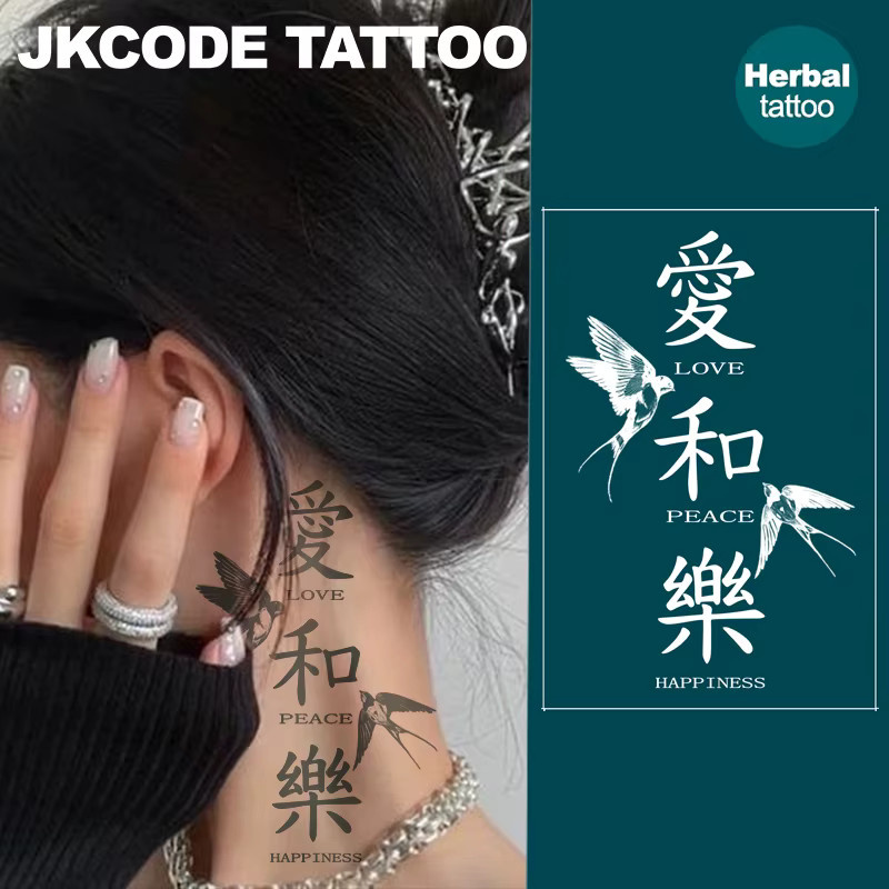 JKCODE TATTOO Temporäre Tattoo-Aufkleber, Unisex - Bild 3
