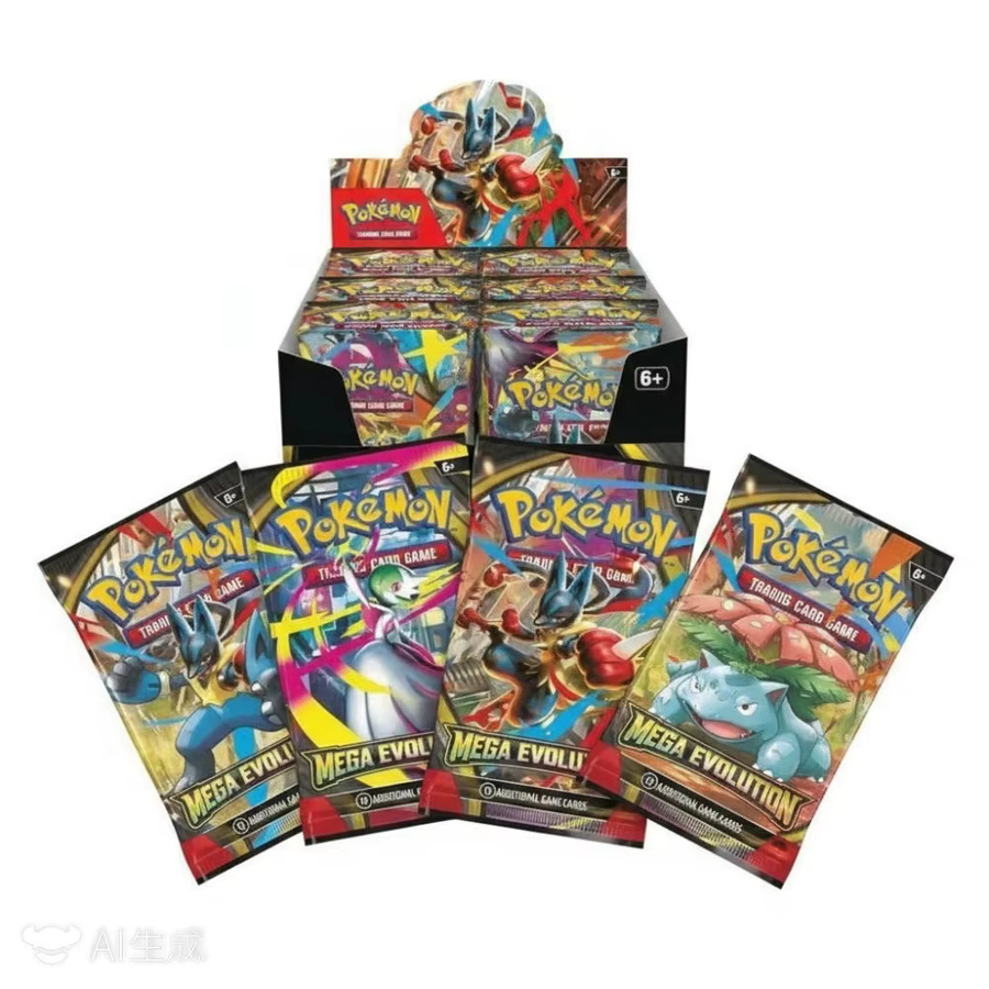 Bandai Pokémon ME01 MEGA EVOLUTION Booster Box ETB-Karten, Englische Version, ab 6 Jahren - Bild 2