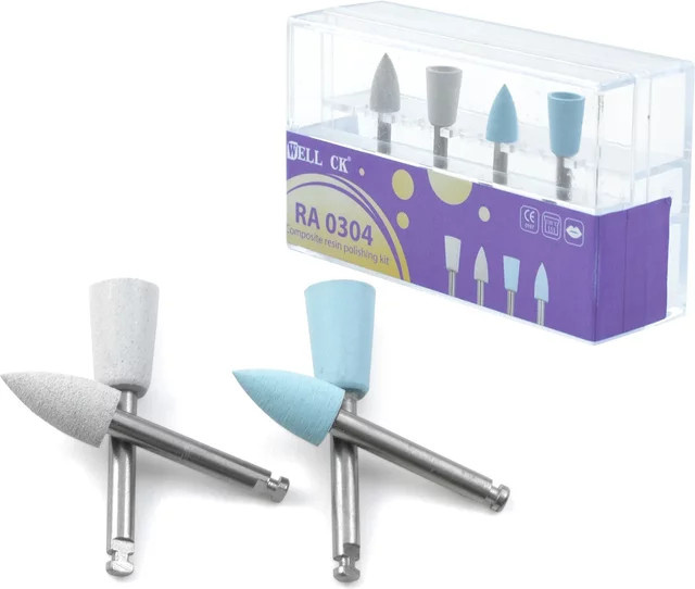 WELLCK Dental Komposit Polieren Kit, 4 Teile - Bild 1
